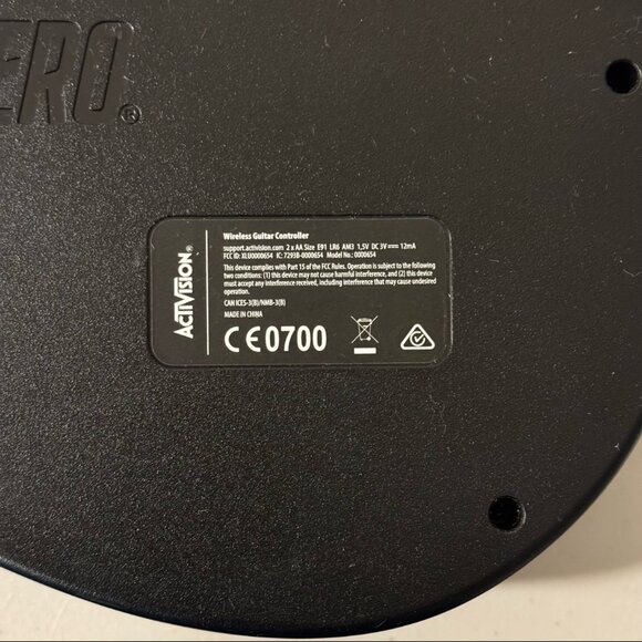 Guitar Hero Wireless Controllers Lot of 2 No Straps and Dongles Untested 0000654 - Picture 9 of 9